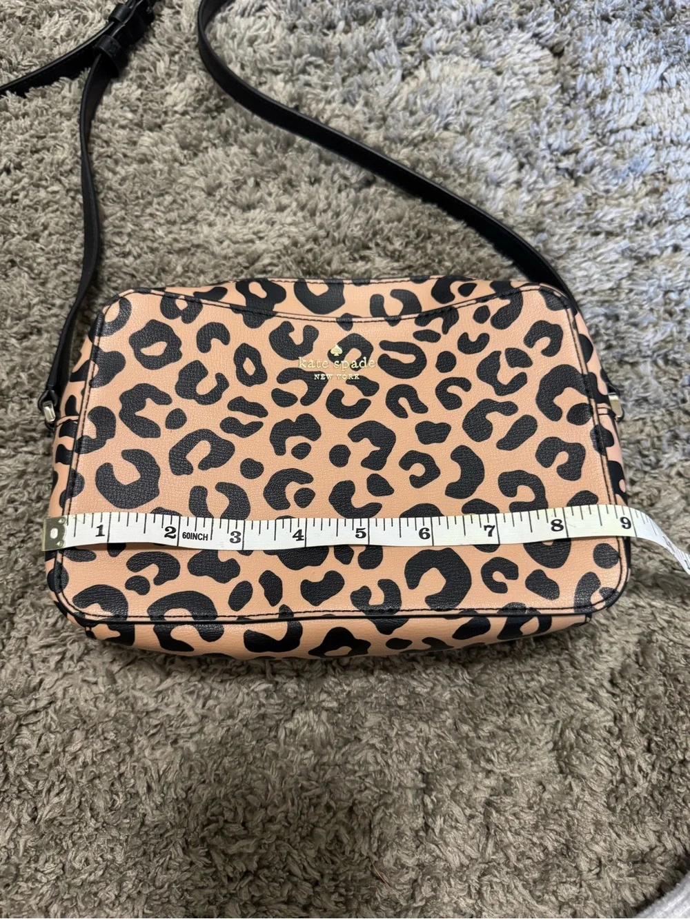 Kate Spade Madison Leopard Print Crossbody Bag
